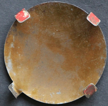 Essolub Motor Oil 40 "unter Plombenschutz" emailliertes Messingschild 1935 (3360)